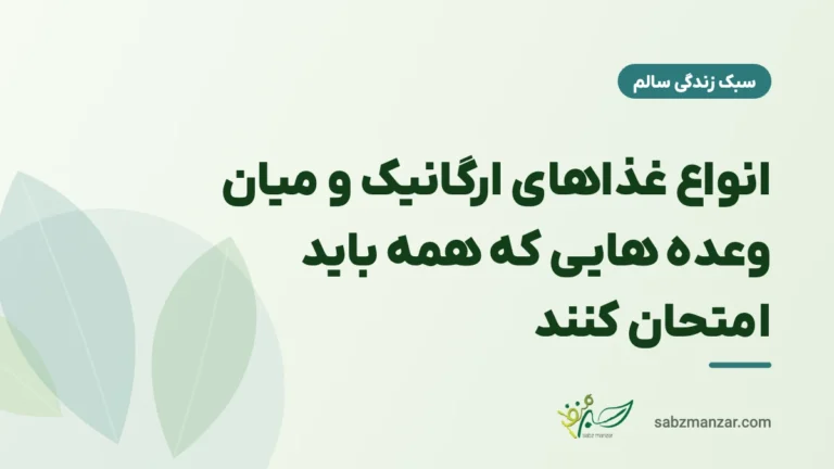 انواع غذاهای ارگانیک و میان وعده هایی که همه باید امتحان کنند