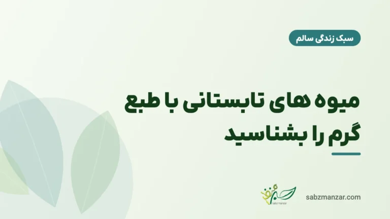 میوه های تابستانی با طبع گرم را بشناسید