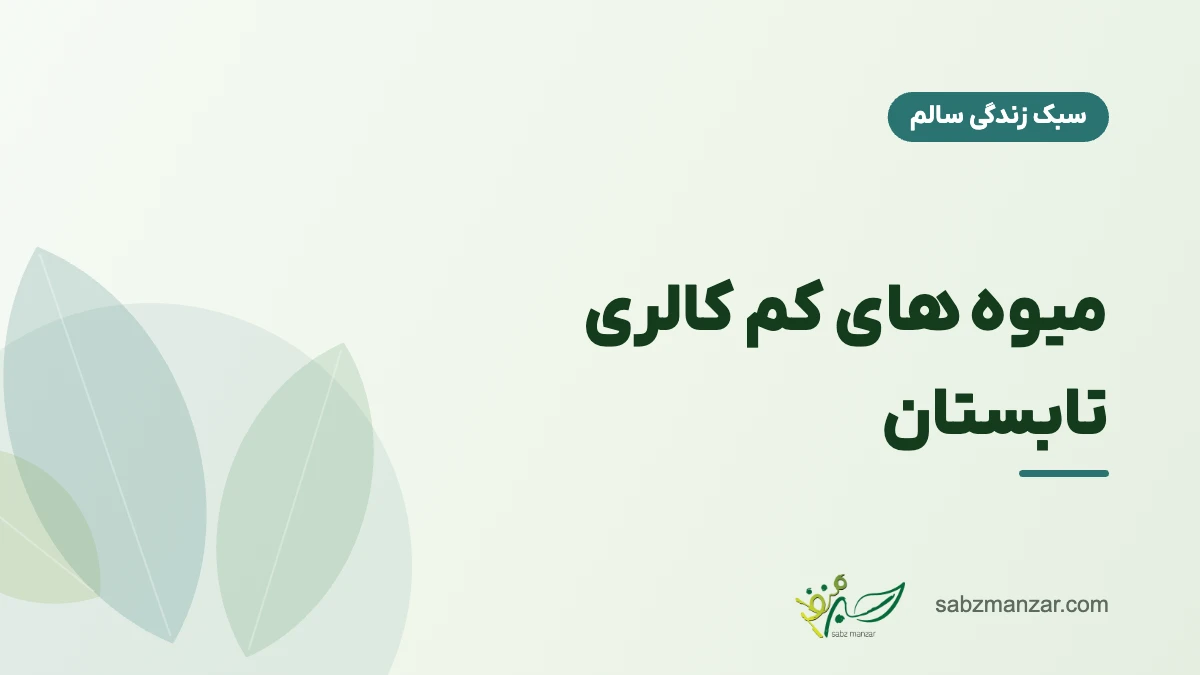 میوه های کم کالری تابستان