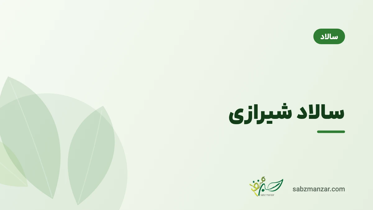سالاد شیرازی