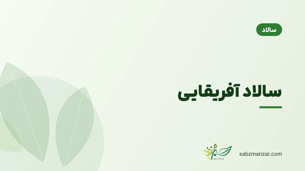 سالاد آفریقایی
