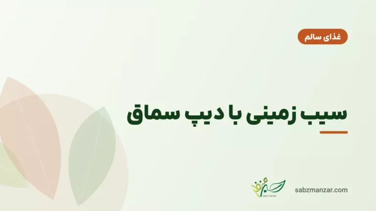 سیب زمینی با دیپ سماق