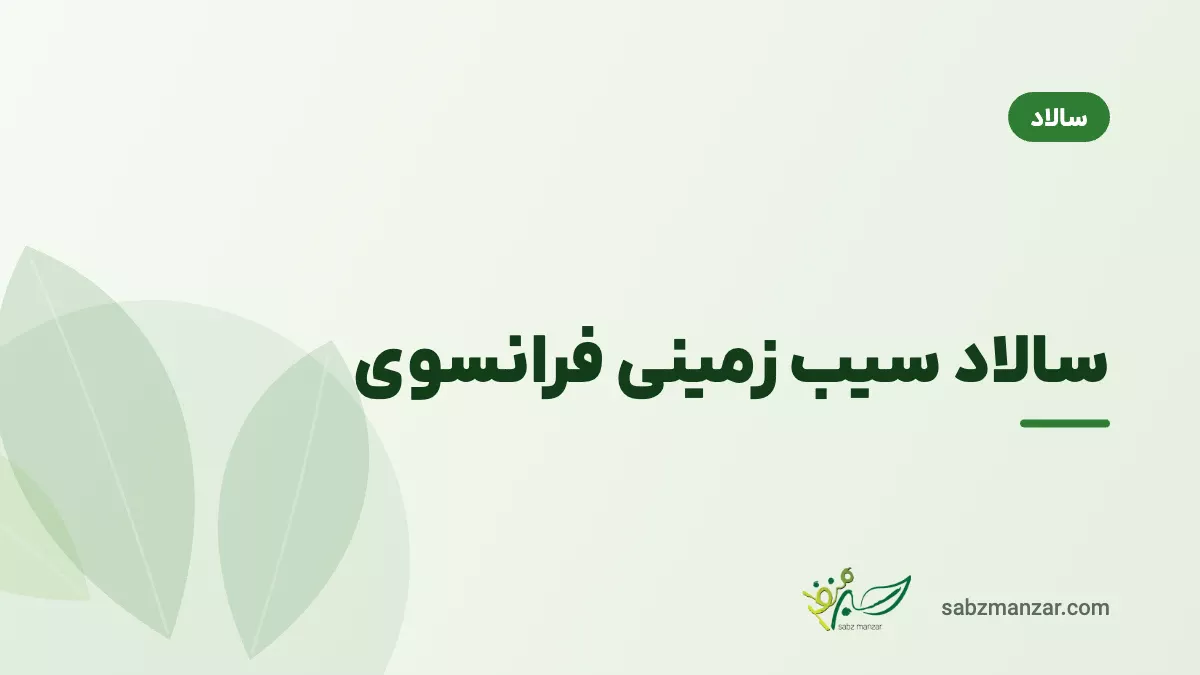 سالاد سیب زمینی فرانسوی